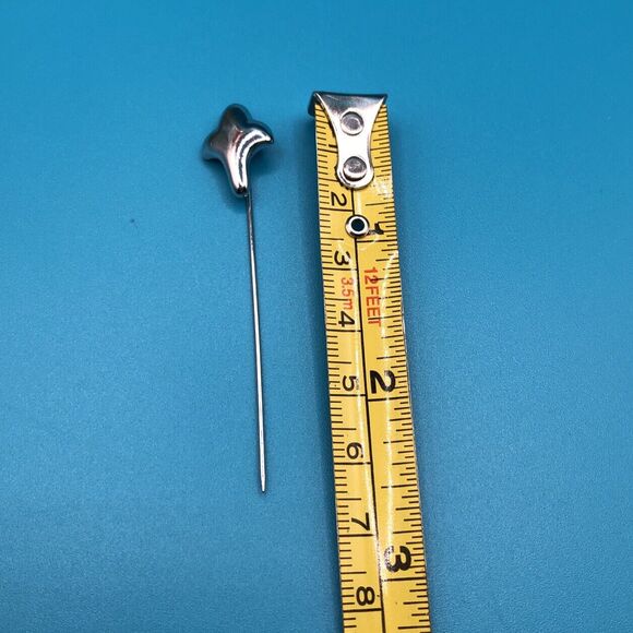 Givenchy Paris New York 1978 Logo Stick Pin Gold tone - Picture 7 of 8